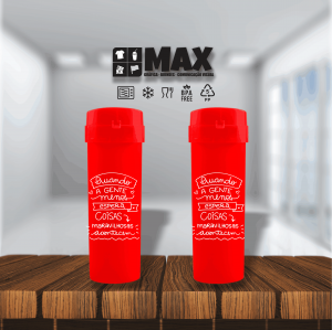Acqua bio ECO - Coisas maravilhosas PP 17,8cmx6,5cm Impressão em uma cor Serigrafia Premium Personalizado conforme informações que devem ser enviadas no campo observações na finalização do pedido