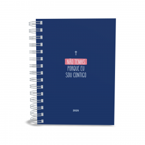 AGENDA 2025 - NÃO TEMAS Capa dura com laminação e miolo em Offset 75g 21x15cm 4x1 / 4x4 Fosco / Brilho / Holográfico Corte reto Elástico e chaveiro