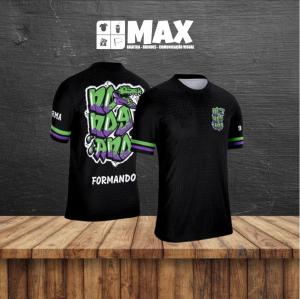 Camiseta premium NONO ANO Fator de proteção solar UV 50+ é um tratamento aplicado no acabamento do tecido que protege a pele dos efeitos nocivos dos raios UV-A e UV-B. Este tratamento permanece no produto por toda sua vida útil, mesmo após várias lavagens.  Personalizado TECIDO DRY PLUS UV 50 Premium Nome do formando GRATUITO