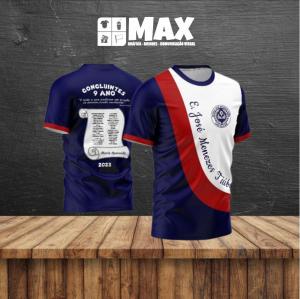 Camiseta premium NONO ANO Fator de proteção solar UV 50+ é um tratamento aplicado no acabamento do tecido que protege a pele dos efeitos nocivos dos raios UV-A e UV-B. Este tratamento permanece no produto por toda sua vida útil, mesmo após várias lavagens.  Personalizado TECIDO DRY PLUS UV 50 Premium Nome do formando GRATUITO