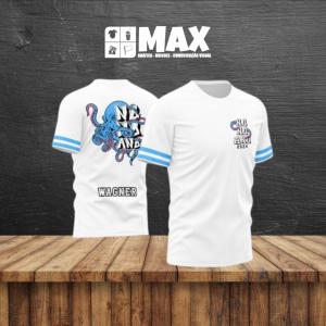 Camiseta premium NONO ANO Fator de proteção solar UV 50+ é um tratamento aplicado no acabamento do tecido que protege a pele dos efeitos nocivos dos raios UV-A e UV-B. Este tratamento permanece no produto por toda sua vida útil, mesmo após várias lavagens.  Personalizado TECIDO DRY PLUS UV 50 Premium Nome do formando GRATUITO