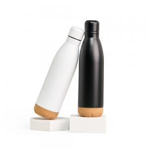 Garrafa Inox 500ml PERSONALIZADA Inox 26x6,4cm   Gravação Laser 