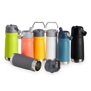 Garrafa Térmica 500ml PERSONALIZADA Inox 21,5x8 Gravação Laser  Premium 