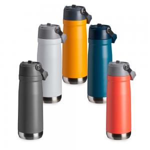 Garrafa Térmica 650ml PERSONALIZADA Inox 24,5x13 Gravação Laser  Premium 