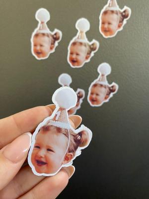 IMÃ RECORTE PERSONALIZADO Papel Glossy 180g e Imã 0,3mm PERSONALIZADO 4x0 Brilho Corte arrendondado 
