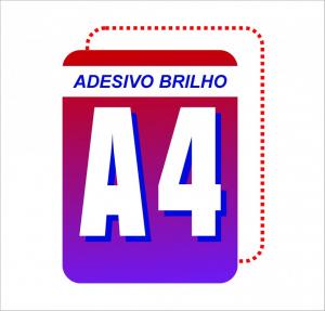 Impressão Digital A4 - Adesivo Papel FOSCO Impressão Digital A4 - Adesivo Papel FOSCO 21x29,7 4X0   