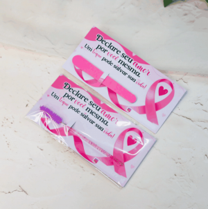 CARD ESCOVINHA / LIXA Papel Glossy 180g 12x5cm 4x0 Brilho Corte reto com cantos arrendondados 
