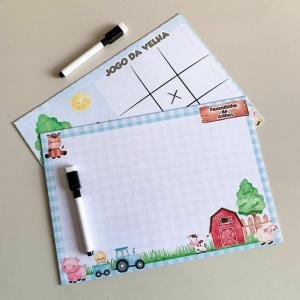LOUSA MÁGICA - ESCREVE E APAGA Papel Glossy 180g 22x16cm 4x4 Brilho Corte reto 