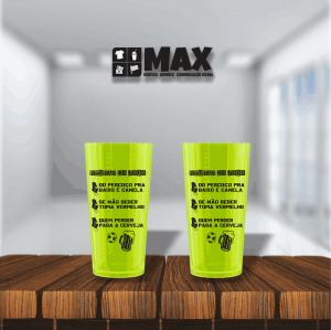 Pixel Acrílico 14,7cmx7,7cm Impressão em uma cor Serigrafia Premium Personalizado conforme informações que devem ser enviadas no campo observações na finalização do pedido