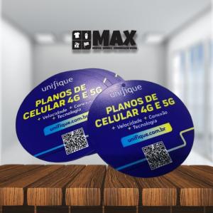Vira Mate/Cevador Personalizado PS 15cm Impressão UV   